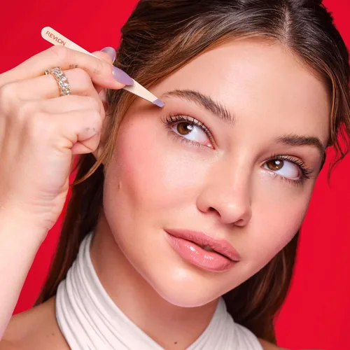 Vista 14 de Revlon Designer Series - Pinzas inclinadas de alta precisión, hechas con acero inoxidable de larga duración, 1 unidad