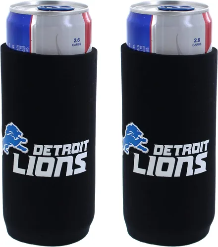Vista 26 de Paquete de 2 soportes para latas de fútbol de 12 onzas, delgado y delgado, aislador de bebidas Huggie Cooler Coozies (Arizona (cardenales))