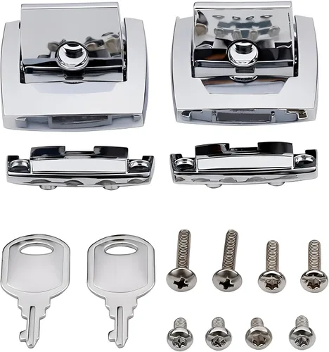 Vista 3 de Cerrojo para maletero Tour Pack Pak Compatible con Harley Touring Electra Glide 1988-1999 2000-2013