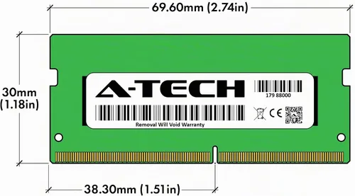 Vista 7 de A-Tech 4GB DDR4 2666MHz PC4-21300 (PC4-2666V) CL19 SODIMM 1.2V 260-Pin sin ECC SO-DIMM Módulo de Memoria RAM para Laptop Notebook