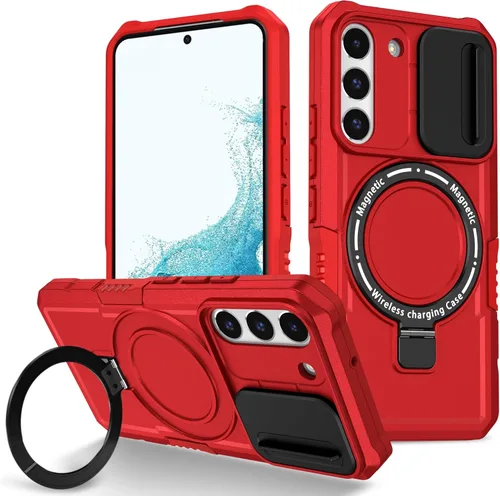 Vista 98 de Funda magnética para Samsung Galaxy Note 20 Ultra, soporte para teléfono, funda protectora mate a prueba de golpes, funda protectora para teléfono