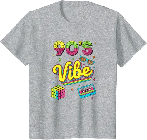 Vista 38 de 90s Nostalgia Retro Apparel - 90'S Vibe Retro T-Shirt Negro