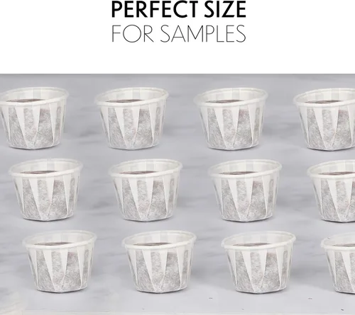 Vista 6 de Upper Midland Products Vasos de papel de 1 onza - Vasos de papel para catador de medicina ketchup sacramento (paquete A, paquete de 1000)
