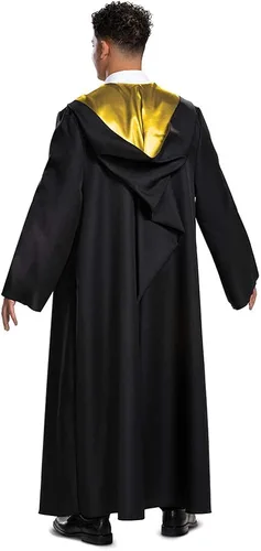 Vista 2 de Disguise Harry Potter Hogwarts - Bata de lujo para adulto color negro y dorado