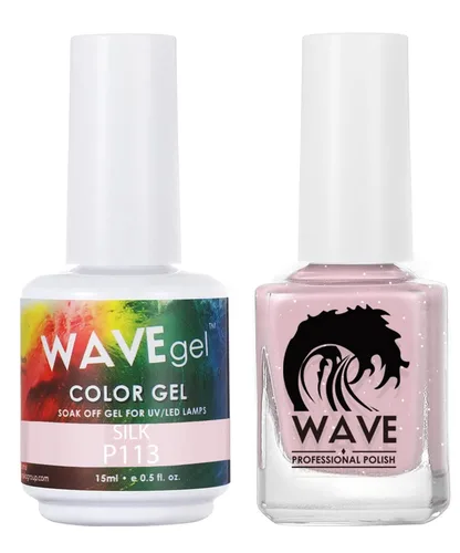 Vista 155 de WAVEGEL - Juego dúo de gel y esmalte de uñas a juego - Colección Simplicity - #P109 Blizzard I 0.5 onzas