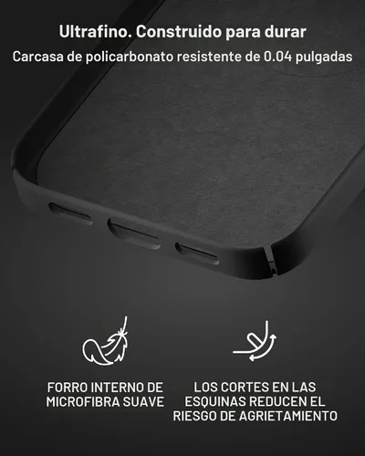 Vista 4 de Mous - Funda para Google Pixel 10 Pro XL, compatible con MagSafe y Pixelsnap, color negro superfino