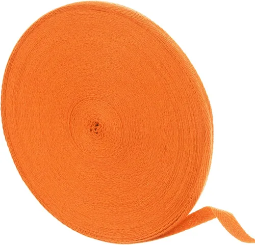 Vista 40 de uxcell Cinta de sarga de algodón de 50 yardas, cinta de espiga de 3/8 pulgadas para coser ropa, manualidades (azul)