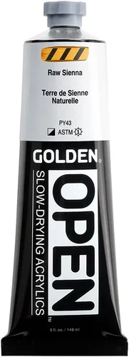 Vista 8 de Golden Open Pintura Acrílica, 2 onzas, Siena Quemada