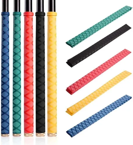 Vista 7 de Longitud: 3.3 ft/39.37 pulgadas, tubo de envoltura térmica, tubo de bádminton, manga de raqueta, mango de raqueta, cinturón de agarre para caña