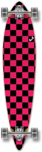 Vista 18 de Yocaher patineta, longboard de pintail pintado punked Negro