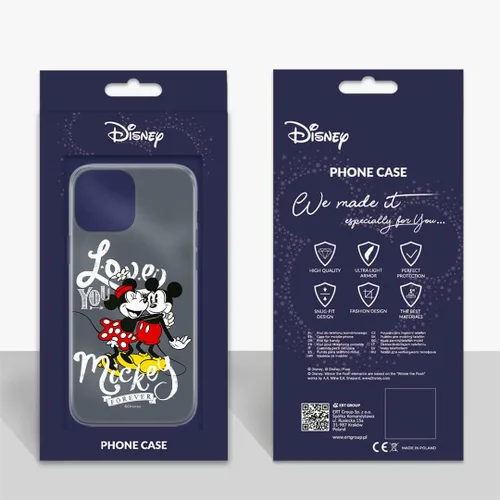 Vista 2 de ERT GROUP Funda de teléfono móvil para Xiaomi REDMI Note 10/10S original y con licencia oficial de Disney, Mickey & Minnie 001, adaptada óptimamente
