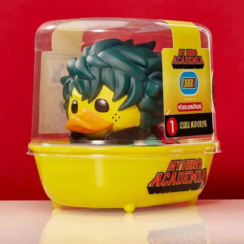 Vista 2 de TUBBZ My Hero Academia Izuku Midoriya (Deku) Figura coleccionable de vinilo de pato – Producto oficial de My Hero Academia – TV, películas