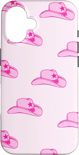Vista 31 de Funda con estampado de sombrero de vaquero rosa para iPhone 13 Pro Max