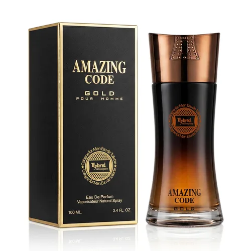 Vista 10 de Hybrid & Company Amazing Code For Men Pour Homme Eau de Toilette vaporisateur Natural Spray 3.4 Fl Oz