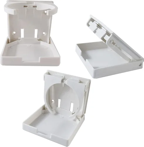 Vista 2 de RONYOUNG 2 uds. Soporte plegable ajustable para bebidas con tornillos/portavasos ajustable para marino/barco/caravana/coche