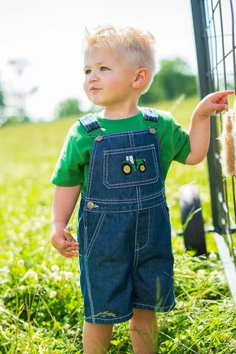 Vista 2 de John Deere Overol de mezclilla BibDenim para niños