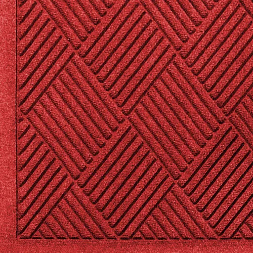 Vista 3 de M+A Matting WaterHog Diamond - Tapete de entrada de grado comercial con borde de tela, interior/exterior, de secado rápido, resistente a las manchas