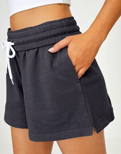 Vista 4 de AUTOMET - Pantalones cortos para mujer, pantalones cortos, casuales, de cintura alta y deportivos para el verano, pantalones cortos cómodos