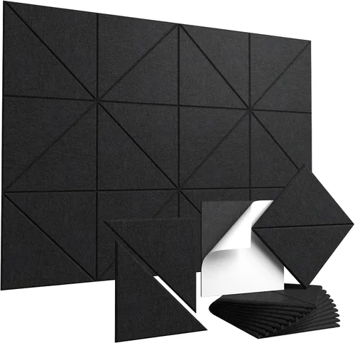 Vista 11 de Paneles de pared acústicos autoadhesivos Vieshful