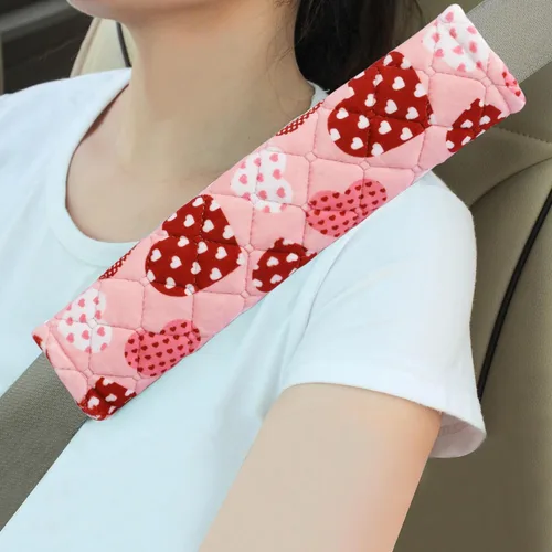 Vista 23 de Amooca Fundas Suaves para Cinturón de Seguridad del Automóvil Almohadillas de Hombro para Cinturón de Seguridad 2 PCS Ajuste Universal para Todos
