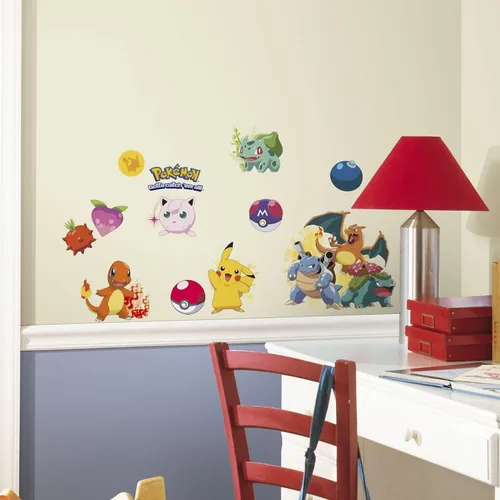 Vista 2 de RoomMates RMK2535SCS Pokemon Iconic - Calcomanías de pared para despegar y pegar