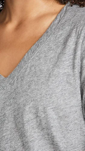 Vista 6 de Madewell Camiseta de algodón con cuello en V para mujer