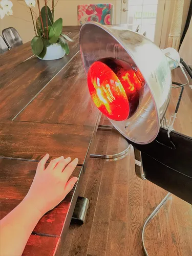 Vista 7 de Bombilla infrarroja NIR-A de grado A de RubyLux, infrarrojos cercanos - 250W rojo, 1 unidad