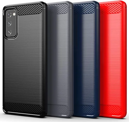 Vista 6 de Osophter Funda para Galaxy S20 FE, Samsung S20 FE 5G Funda de absorción de golpes Flexible TPU Caucho Protector para Samsung Galaxy S20 FE 5G (negro)
