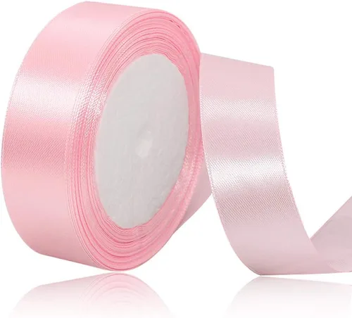 Vista 38 de Cinta de Satén Beige de Color Sólido, 1-1/2 Pulgadas x 25 Yardas, Cinta de Satén de Tela para Envolver Regalos, Manualidades, Hacer Lazos