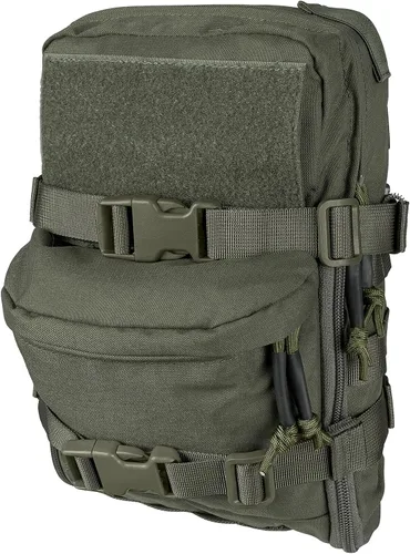 Vista 9 de IDOGEAR Tactical Hydration Pack MOLLE Water Bladder Bag, Mini Backpack YKK Zipper Hiking Camping Outdoor Training Carrier