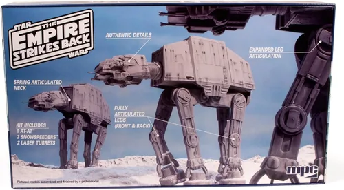 Vista 5 de MPC Star Wars: El Imperio contraataca AT-AT 1:1000 Kit de modelo a escala 1:1000