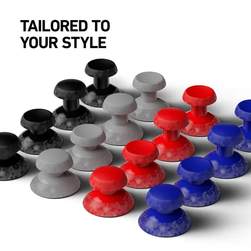 Vista 5 de SCUF Instinct Interchangeable Thumbsticks Black 4 Pack, Replacement Joysticks Only for SCUF Instinct Pro Performance Xbox Series XS Controller