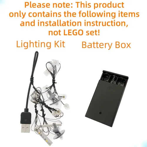 Vista 2 de GEAMENT Kit de luces LED para Technic Land Rover Defender - Compatible con el modelo de construcción Lego 42110 (juego de modelos no incluidos)