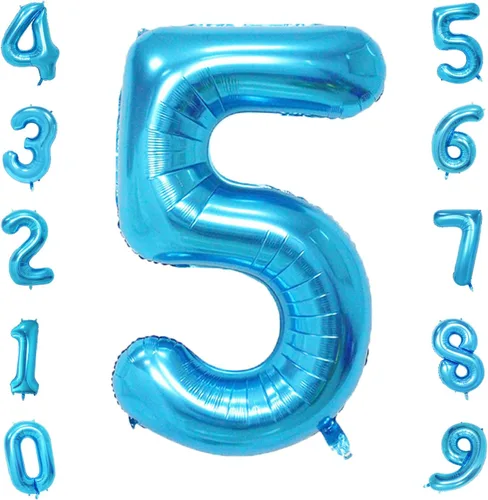 Vista 14 de Globo azul con el número 0, 40 pulgadas, Mylar premium, reutilizable, para decoración de fiesta de cumpleaños