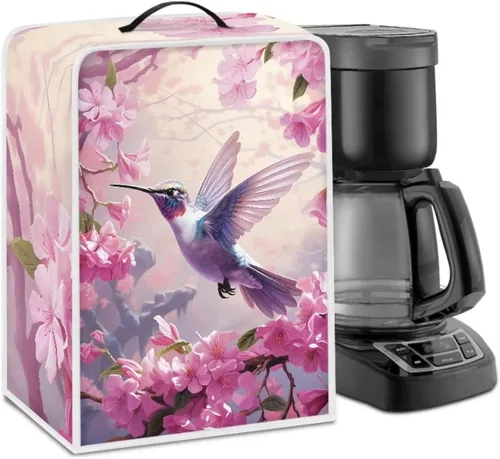 Vista 28 de Cubierta antipolvo para máquina de café con girasol, cubierta antipolvo para cafetera, funda para licuadora, cubierta de tela para batidora de pie