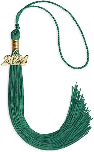 Vista 132 de Endea Graduation - Borla de un solo color con fecha dorada (Oro Antiguo, 2020)