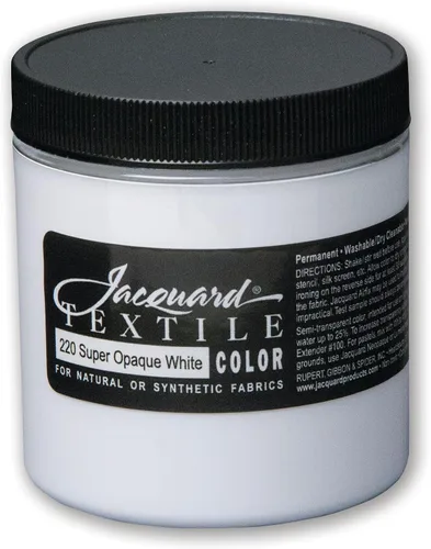 Vista 16 de Jacquard Pintura Textil 8 Oz Negro