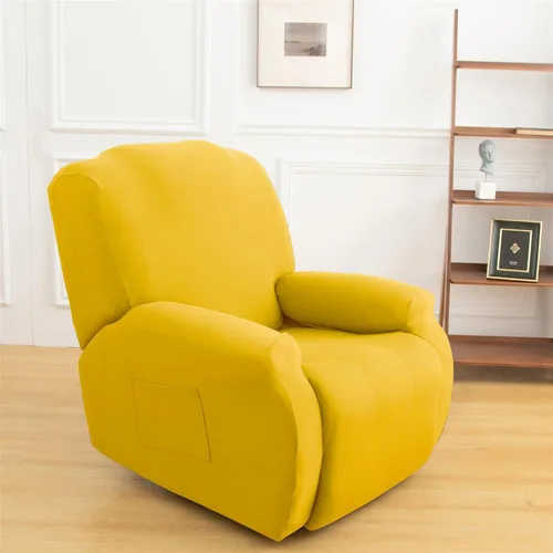 Vista 30 de LazyBoy - Funda para sillón reclinable, color liso, 4 piezas, fundas protectoras de muebles para sillón reclinable con bolsillo, funda para sofá