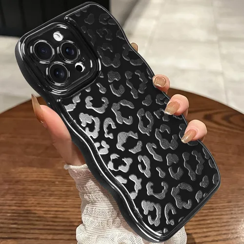 Vista 10 de Funda compatible con iPhone 11, diseño de estampado de guepardo, TPU suave a prueba de golpes, funda protectora para mujeres y niñas, funda delgada