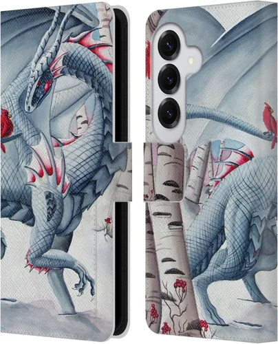 Vista 36 de Head Case Designs Officially Licensed Carla Morrow Galactic Entrancement Dragons Leather Wallet Case Compatible with Samsung Galaxy A07 4G