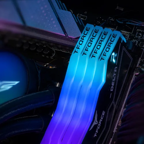 Vista 33 de TEAMGROUP T-Force Delta RGB DDR5 Ram 32 GB Kit (2 x 16 GB) 7200 MHz (PC5-57600) CL34 Módulo de memoria de escritorio Ram (blanco) para chipset serie