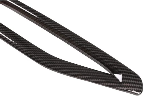Vista 6 de YIWANG - Cubierta de ventilación lateral de coche de fibra de carbono estilo ABS, 2 piezas para BMW X5 G05 2019 2020 accesorios de coche