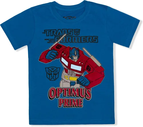 Vista 6 de Transformers Hasbro Boys 3 Pack Short Sleeve T-Shirts for Little Kids BlueYellowRed