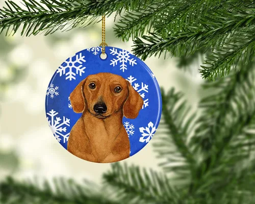 Vista 379 de Caroline's Treasures Cavalier Spaniel - Adorno de cerámica para colgar en el árbol de Navidad, para el hogar, Navidad, fiestas, regalo, 3 pulgadas