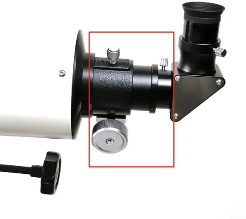 Vista 8 de Enfoque de telescopio de 1,25 pulgadas para telescopio astronómico refractor - con rosca hembra M42 - Fundición totalmente metálica