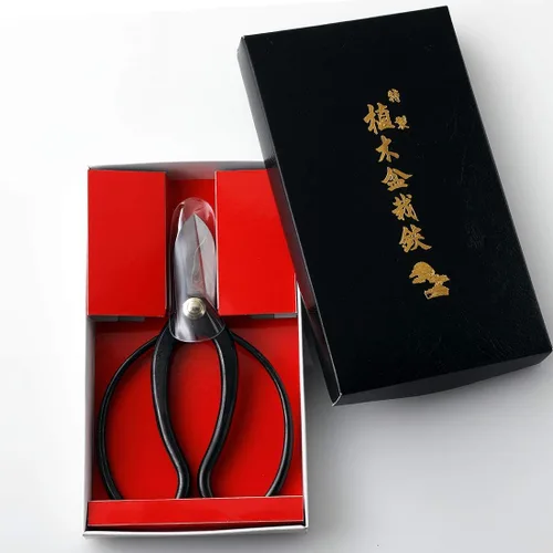 Vista 5 de Wazakura Kit de herramientas Ikebana fabricado en Japón, tijeras Koryu + soporte de flores Kenzan negro, juego de arreglos florales japoneses