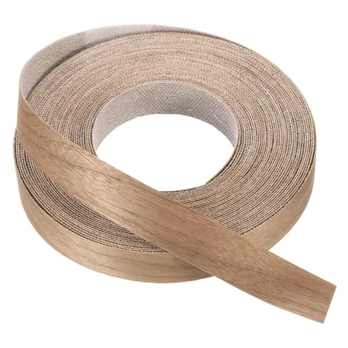 Vista 22 de PATIKIL Bandas de borde de abedul, cinta de chapa de madera de 1-1/2 pulgadas x 25 pies, bandas de borde de madera contrachapada flexible prepegadas
