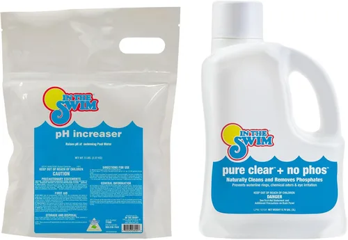 Vista 8 de In The Swim Aumentador de pH para piscinas - Carbonato de sodio granular 100% (Ceniza de soda) para elevar el pH - 5 libras Carbonato de sodio