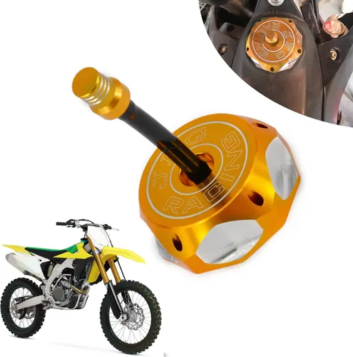 Vista 12 de Tapón de gasolina para motocross, tapa de depósito de combustible de motocicleta con válvula de respiración, universal CNC para SSR, Taotao Apollo