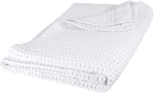 Vista 48 de GILDEN TREE Toalla de baño tipo waffle de secado rápido, toallas de baño delgadas de lujo, toallas de baño 40x80 grandes, estilo moderno (crema)